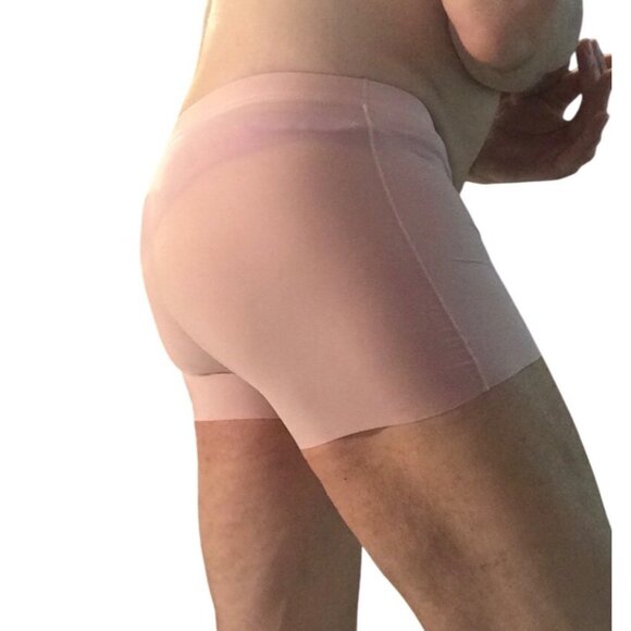 Men’s Pink Boxer Briefs * Ice Silk *Prominent Pouch*Gay*Sexy*US Large *New - Picture 3 of 6